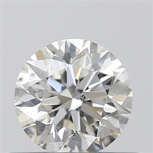 Picture of Natural Diamond 0.41 Carats, Round with Excellent Cut, I Color, SI2 Clarity and Certified by GIA