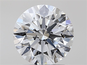 Picture of Natural Diamond 1.40 Carats, Round with Excellent Cut, E Color, VVS1 Clarity and Certified by GIA