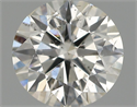 Natural Diamond 0.60 Carats, Round with Excellent Cut, H Color, SI2 Clarity and Certified by IGI