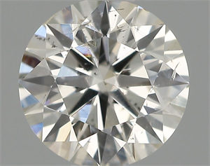 Picture of Natural Diamond 0.60 Carats, Round with Excellent Cut, H Color, SI2 Clarity and Certified by IGI