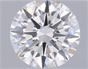 Natural Diamond 0.40 Carats, Round with Excellent Cut, H Color, VS2 Clarity and Certified by GIA