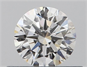 Natural Diamond 0.40 Carats, Round with Excellent Cut, D Color, SI1 Clarity and Certified by GIA