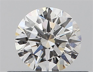 Picture of Natural Diamond 0.40 Carats, Round with Excellent Cut, D Color, SI1 Clarity and Certified by GIA