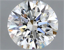 Natural Diamond 0.43 Carats, Round with Excellent Cut, H Color, VVS2 Clarity and Certified by GIA