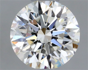 Picture of Natural Diamond 0.43 Carats, Round with Excellent Cut, H Color, VVS2 Clarity and Certified by GIA