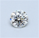 Natural Diamond 0.47 Carats, Round with Very Good Cut, I Color, SI1 Clarity and Certified by GIA