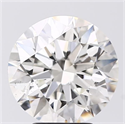 Natural Diamond 3.80 Carats, Round with Excellent Cut, H Color, SI2 Clarity and Certified by GIA