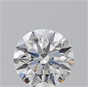 Natural Diamond 1.51 Carats, Round with Excellent Cut, G Color, SI1 Clarity and Certified by GIA