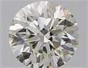 Natural Diamond 0.46 Carats, Round with Very Good Cut, J Color, VS1 Clarity and Certified by GIA