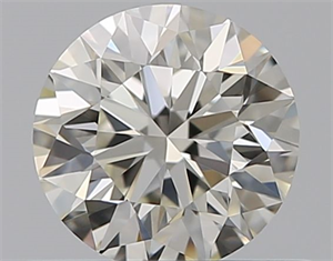 Picture of Natural Diamond 0.46 Carats, Round with Very Good Cut, J Color, VS1 Clarity and Certified by GIA