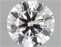 Natural Diamond 0.40 Carats, Round with Very Good Cut, F Color, VS2 Clarity and Certified by GIA