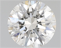 Natural Diamond 0.41 Carats, Round with Excellent Cut, J Color, VS2 Clarity and Certified by GIA