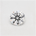 Natural Diamond 2.00 Carats, Round with Excellent Cut, H Color, I1 Clarity and Certified by GIA