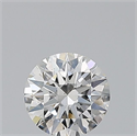 Natural Diamond 0.40 Carats, Round with Excellent Cut, G Color, SI1 Clarity and Certified by GIA