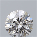 Natural Diamond 0.55 Carats, Round with Excellent Cut, I Color, VS2 Clarity and Certified by GIA