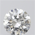 Natural Diamond 0.40 Carats, Round with Very Good Cut, H Color, SI1 Clarity and Certified by GIA