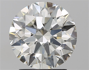 Picture of Natural Diamond 2.33 Carats, Round with Excellent Cut, I Color, SI1 Clarity and Certified by GIA