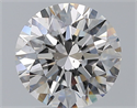 Natural Diamond 2.50 Carats, Round with Excellent Cut, F Color, VS2 Clarity and Certified by GIA