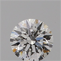 Natural Diamond 0.40 Carats, Round with Excellent Cut, F Color, VVS1 Clarity and Certified by GIA