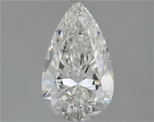 Picture of Natural Diamond 1.85 Carats, Pear with  Cut, H Color, SI1 Clarity and Certified by GIA