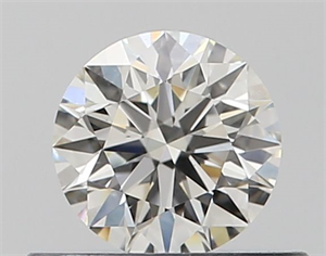 Picture of Natural Diamond 0.41 Carats, Round with Excellent Cut, I Color, VS1 Clarity and Certified by GIA