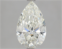 Natural Diamond 1.72 Carats, Pear with  Cut, H Color, VVS1 Clarity and Certified by IGI