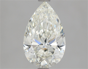 Picture of Natural Diamond 1.72 Carats, Pear with  Cut, H Color, VVS1 Clarity and Certified by IGI