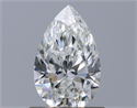 Natural Diamond 0.80 Carats, Pear with  Cut, H Color, VVS1 Clarity and Certified by GIA