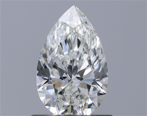 Picture of Natural Diamond 0.80 Carats, Pear with  Cut, H Color, VVS1 Clarity and Certified by GIA