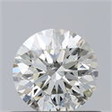 Natural Diamond 0.60 Carats, Round with Excellent Cut, K Color, SI2 Clarity and Certified by GIA