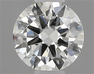 Picture of Natural Diamond 0.40 Carats, Round with Very Good Cut, I Color, VS2 Clarity and Certified by GIA