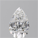 Natural Diamond 2.20 Carats, Pear with  Cut, D Color, VVS1 Clarity and Certified by GIA