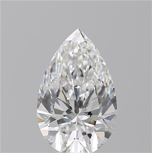 Picture of Natural Diamond 2.20 Carats, Pear with  Cut, D Color, VVS1 Clarity and Certified by GIA