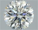 Natural Diamond 2.06 Carats, Round with Excellent Cut, J Color, SI2 Clarity and Certified by GIA