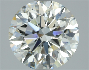 Picture of Natural Diamond 2.06 Carats, Round with Excellent Cut, J Color, SI2 Clarity and Certified by GIA