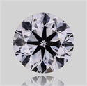 Natural Diamond 0.50 Carats, Round with Very Good Cut, K Color, IF Clarity and Certified by GIA