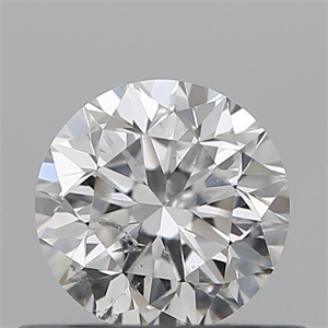 Picture of Natural Diamond 0.51 Carats, Round with Good Cut, F Color, SI2 Clarity and Certified by GIA