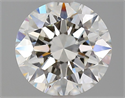 Natural Diamond 2.01 Carats, Round with Excellent Cut, J Color, VS2 Clarity and Certified by GIA