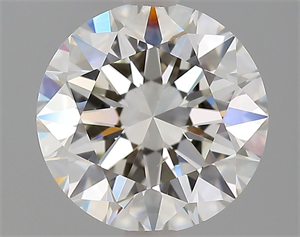 Picture of Natural Diamond 2.01 Carats, Round with Excellent Cut, J Color, VS2 Clarity and Certified by GIA