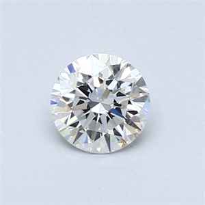 Picture of Natural Diamond 0.41 Carats, Round with Excellent Cut, F Color, VS1 Clarity and Certified by GIA