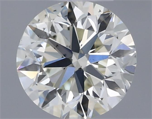 Picture of Natural Diamond 0.40 Carats, Round with Very Good Cut, J Color, VS2 Clarity and Certified by IGI