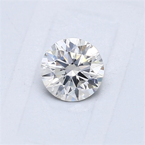 Picture of Natural Diamond 0.40 Carats, Round with Very Good Cut, G Color, I1 Clarity and Certified by GIA