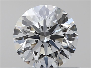 Picture of Natural Diamond 0.43 Carats, Round with Excellent Cut, H Color, VS1 Clarity and Certified by GIA