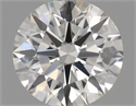 Natural Diamond 0.40 Carats, Round with Excellent Cut, J Color, VS1 Clarity and Certified by GIA