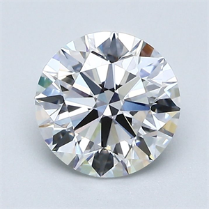 Picture of Natural Diamond 1.40 Carats, Round with Excellent Cut, D Color, VVS1 Clarity and Certified by GIA