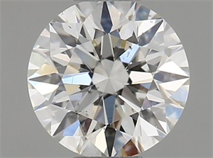 Picture of Natural Diamond 0.41 Carats, Round with Excellent Cut, I Color, SI1 Clarity and Certified by GIA