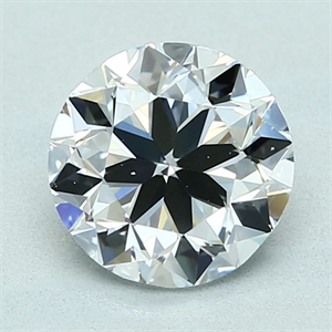 Picture of Natural Diamond 1.90 Carats, Round with Very Good Cut, D Color, VS2 Clarity and Certified by GIA