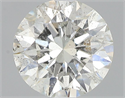 Natural Diamond 0.70 Carats, Round with Excellent Cut, I Color, SI2 Clarity and Certified by IGI