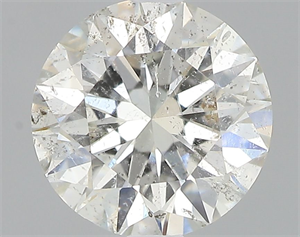 Picture of Natural Diamond 0.70 Carats, Round with Excellent Cut, I Color, SI2 Clarity and Certified by IGI