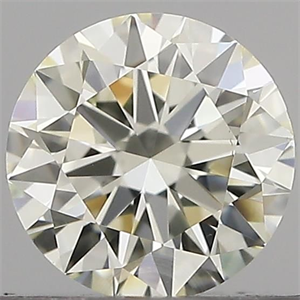 Picture of Natural Diamond 0.40 Carats, Round with Excellent Cut, K Color, VS1 Clarity and Certified by IGI